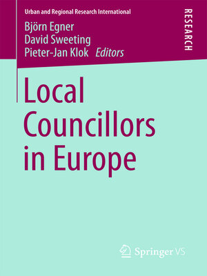 cover image of Local Councillors in Europe